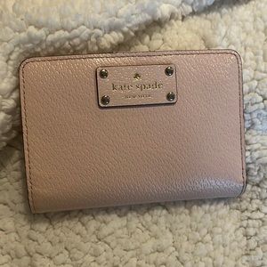 Baby pink Kate Spade wallet